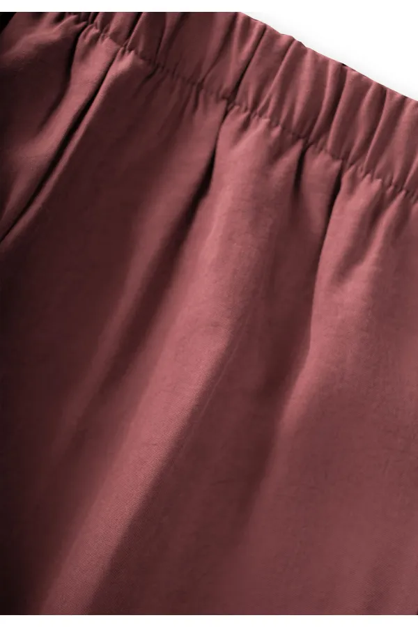 Seasonal Modal Trousers 8-12 Years Old Burgundy