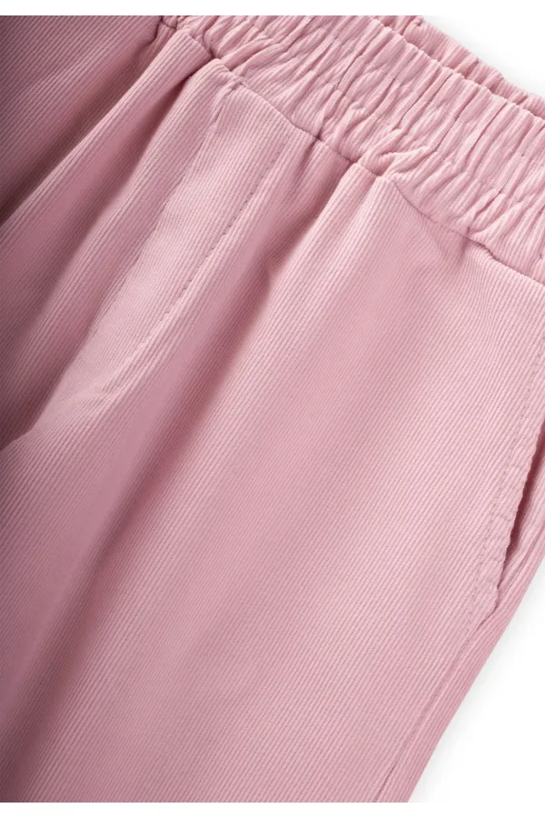 Kadife Pantolon 4-12 Yaş Leylak