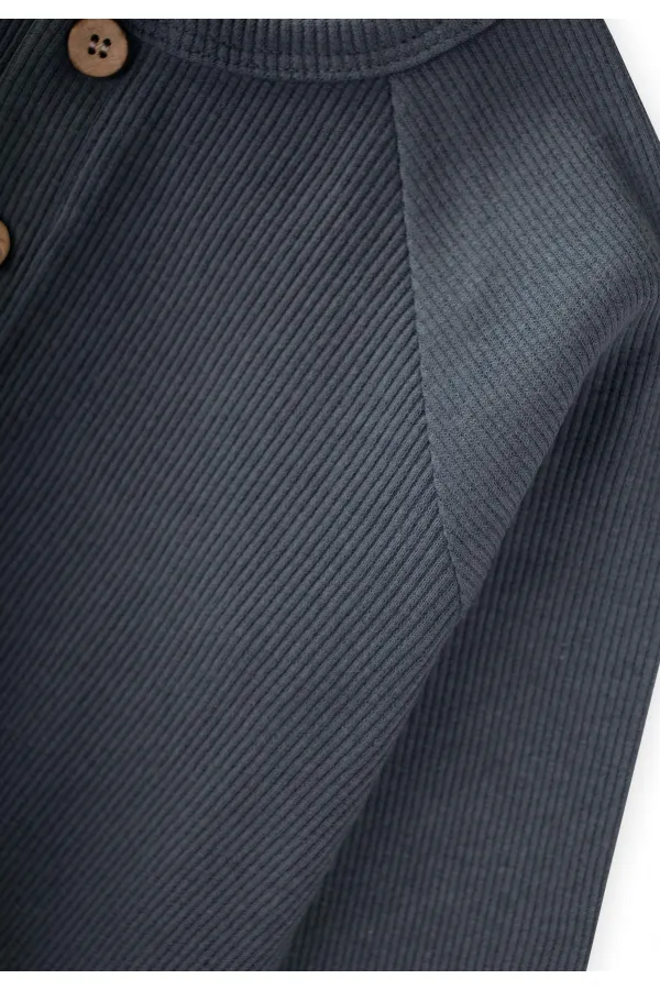 Reglan Kol Patlı Erkek Basıc Takım 1-5 Yaş Antrasit