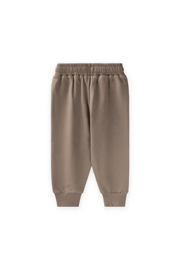 Survêtement basique pour enfants de 1 à 5 ans, couleur moutarde