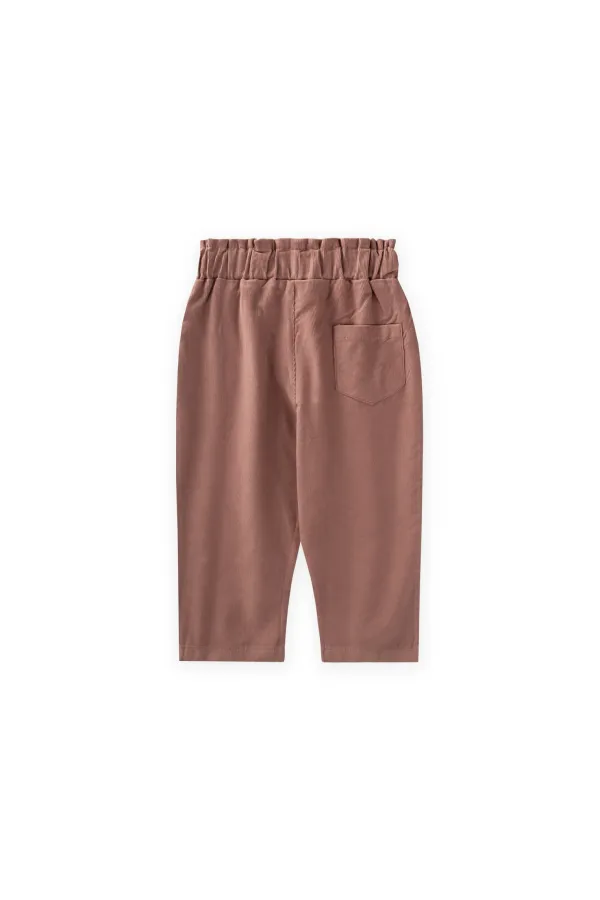 Kadife Boyfriend Pantolon 1-8 Yaş A.Kahve