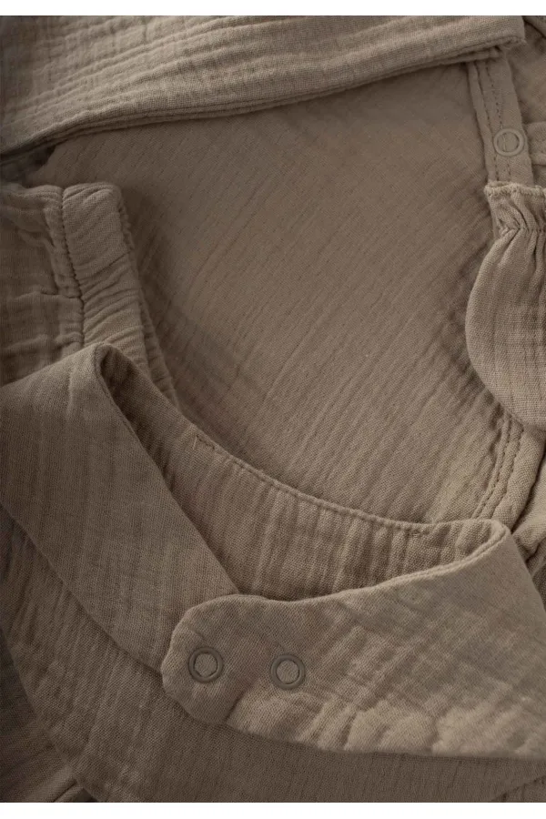 Organic Hospital Baby Set 0-3 Months Mink