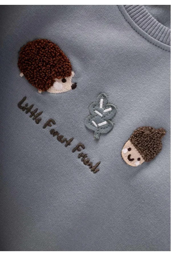 Sweatshirt Set for 1-5 Years Old Mint Green