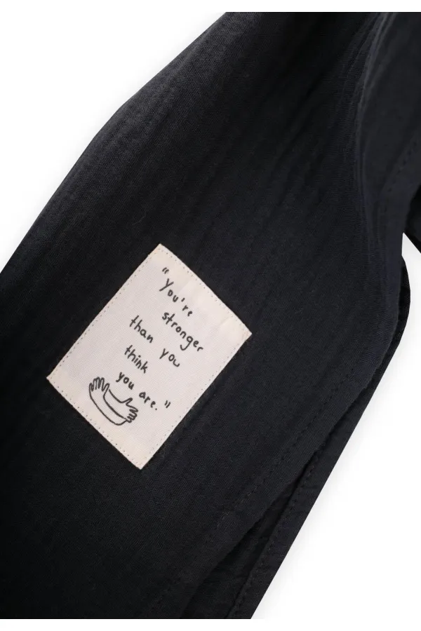 Children's Scarf 25X140 Cm Anthracite