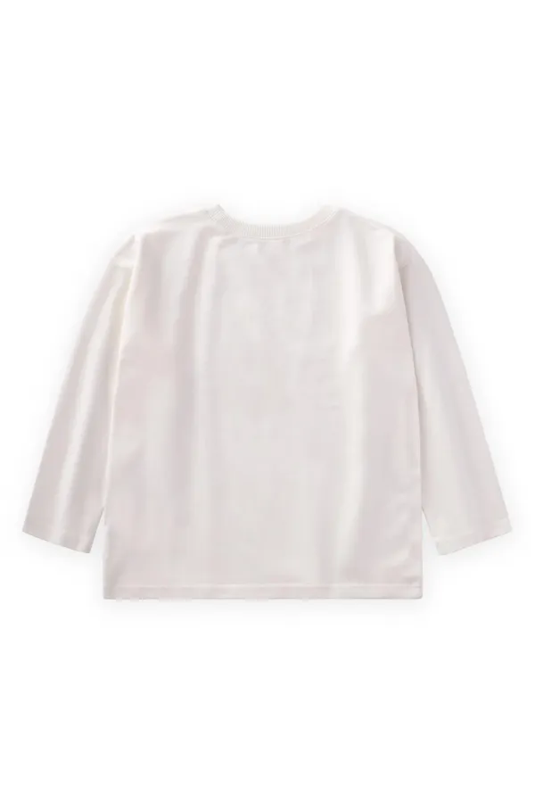 Mevsimlik Basic T-Shırt 2-10 Yaş Beyaz