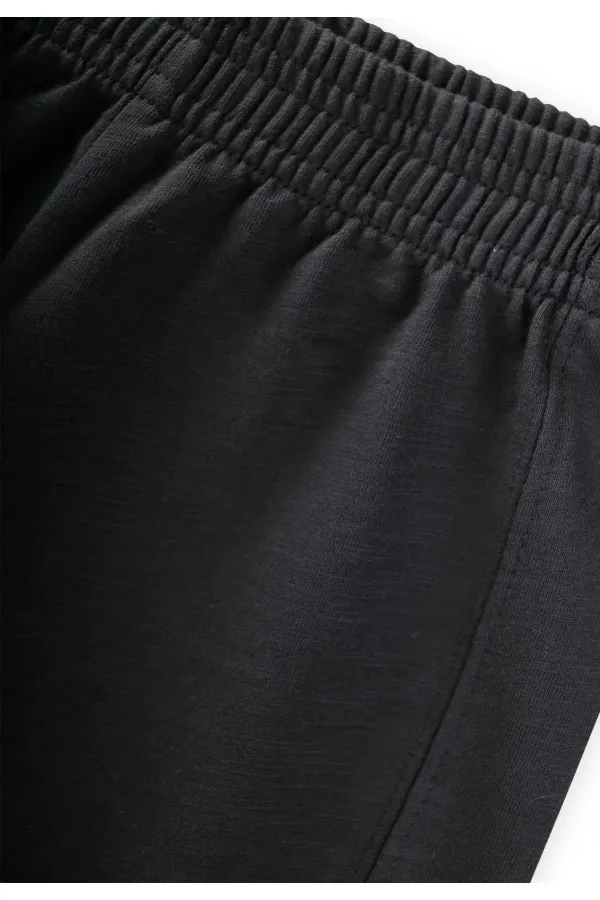 Wide Cut Trousers 4-12 Years Black Wide Cut Trousers 4-12 Years Black