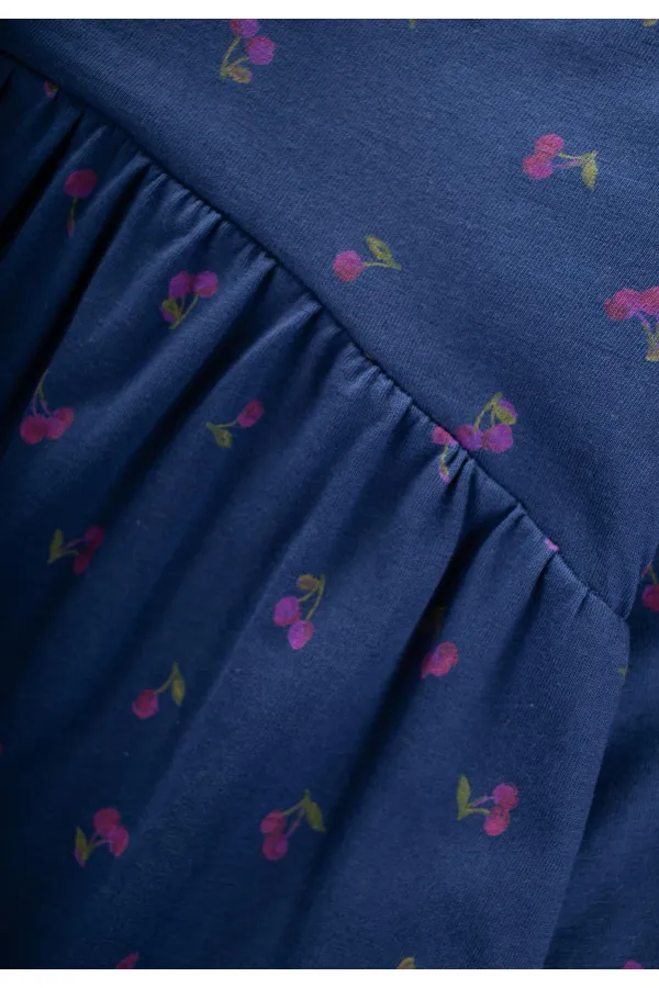 Robe de saison à patron pour enfants de 1 à 7 ans, motif cerises