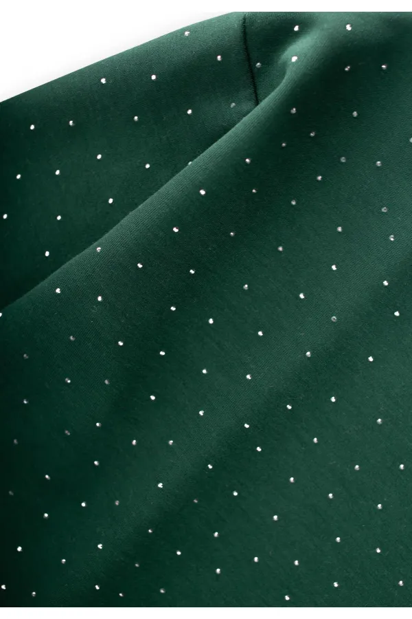 Complete Modal Set with Rhinestones, Ages 3-8, Green