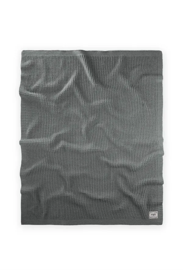 Selanik Triko Battaniye 80X100 (+/-5 Cm ) Haki Yeşil