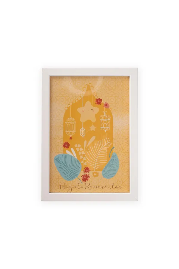 Grand cadre 24 x 34 cm Joyeux Ramadan