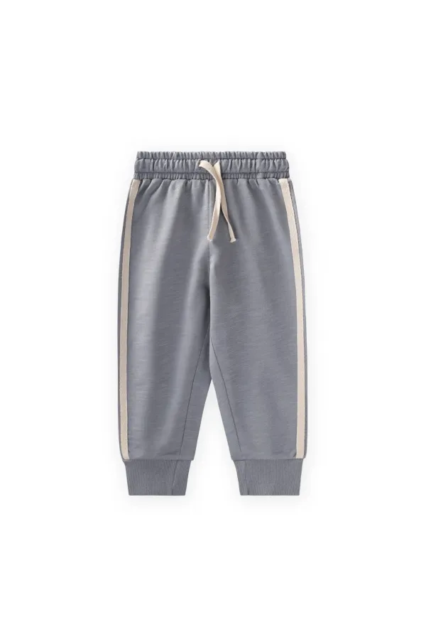 Ensemble de survêtement à rayures, 1 à 10 ans, gris