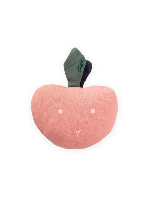 Müslin Çıngıraklı Elma Oyuncak Yavru Ağzı