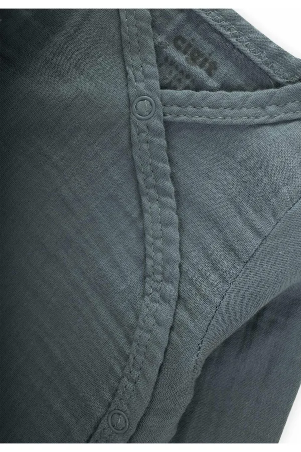 Organik Hastane Çıkışı Bebek Takımı 0-3 Ay Haki Yeşil