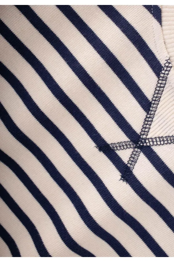 Striped Cardigan Detailed Seasonal Sweater for 2-12 Years Old Navy Blue