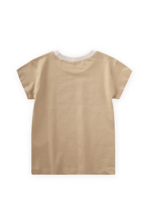 Palmiye Baskılı T-Shırt 2-8 Yaş Kavun