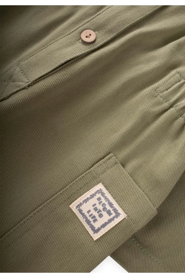 Gabardin Tulum 2-7 Yaş Olive