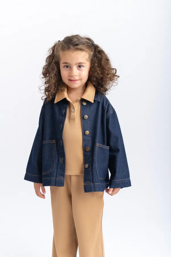 Dark Wash Denim Jacket 2-7 Years Blue