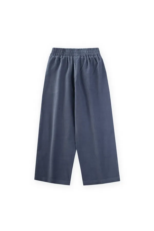 Kadife Pantolon 4-12 Yaş Lacivert