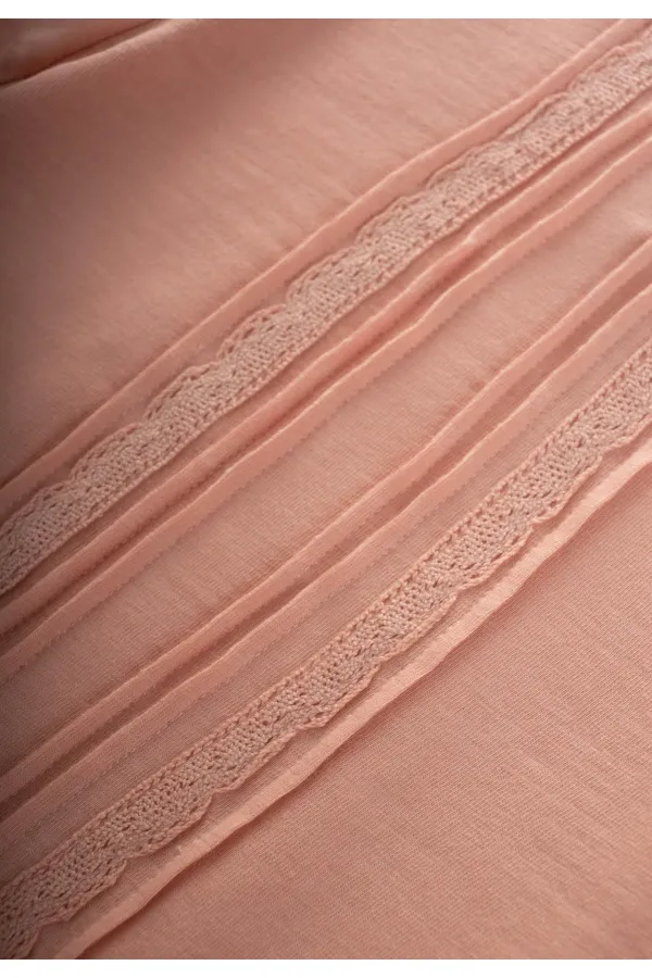 Blouse à rayures en dentelle pour bébé de 1 à 5 ans