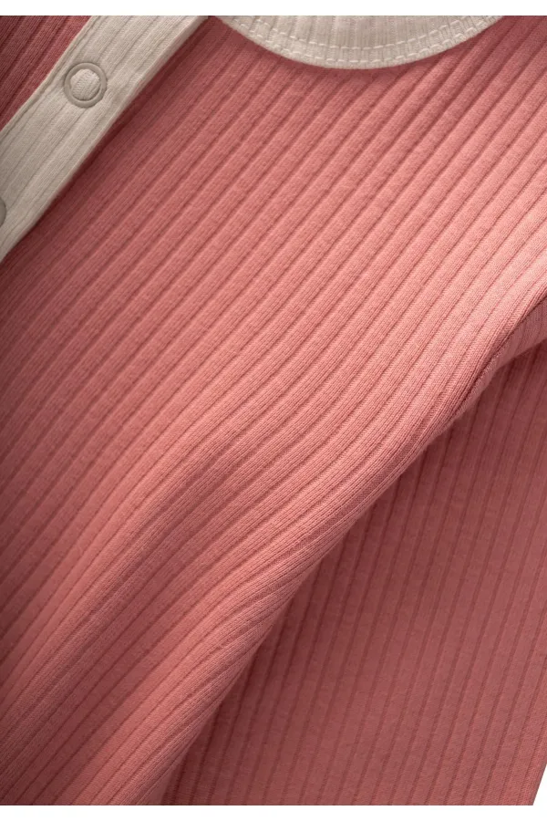 Biye Detaylı Tulum 0-2 Yaş Yavruağzı