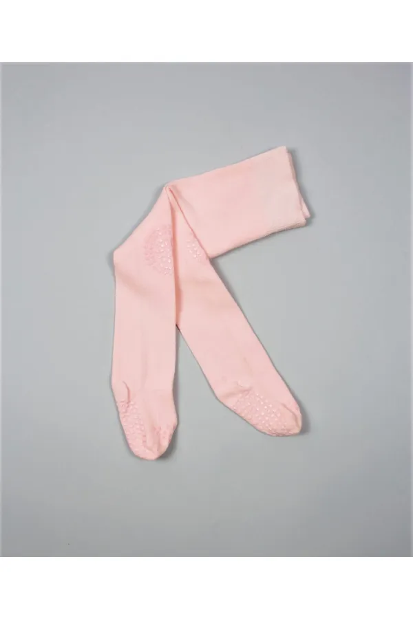 Emekleme Ve Kaymaz Külotlu Çorap 6-24 Ay Pudra