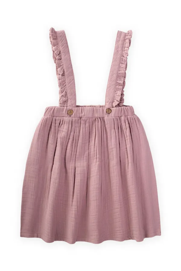 Jupe à bretelles 2-8 ans Lilas