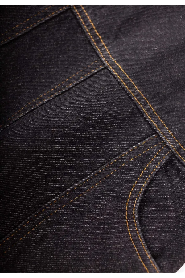 Salopette en jean avec poches latérales pour enfants de 2 à 7 ans, noire