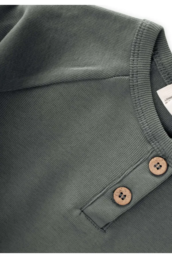 Reglan Kol Patlı Basıc Takım 1-5 Yaş haki yeşil