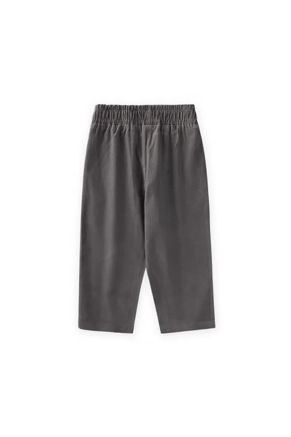 Kadife Pantolon 1-8 Yaş Gri