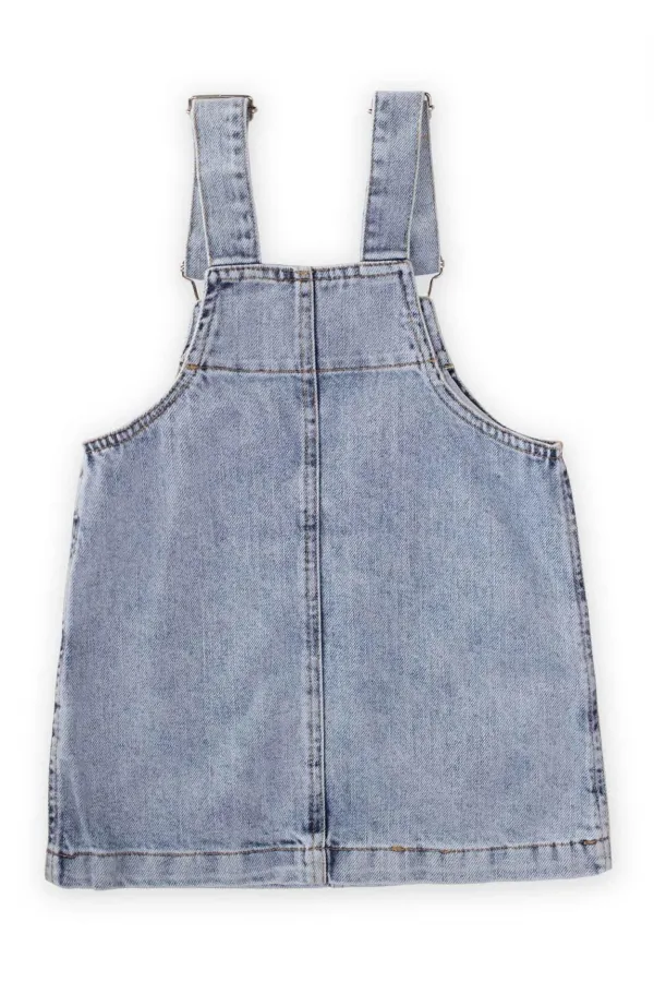 Gilet en jean bleu 2-7 ans