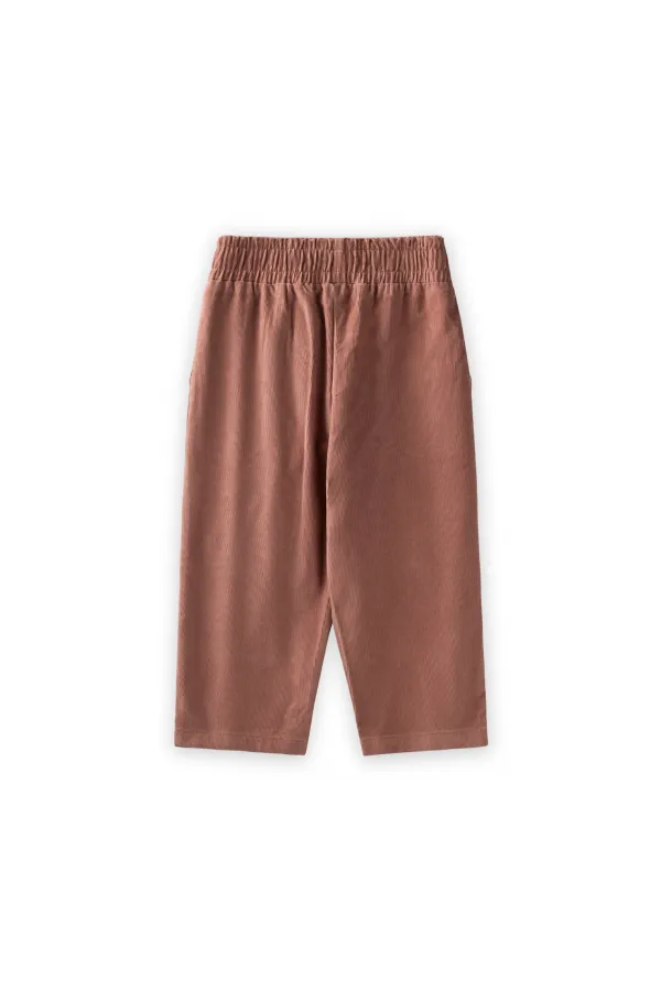Velvet Trousers, Ages 1-8, Light Brown