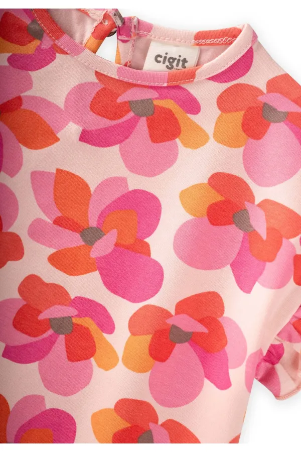 T-Shirt Set 1-8 Years Powder Pink