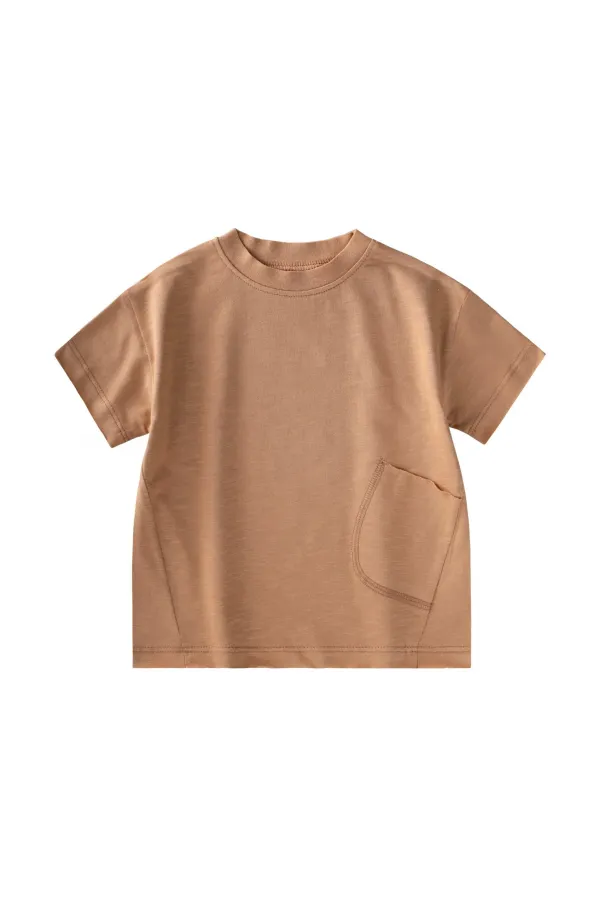 T-Shirt 1-8 Yaş Camel