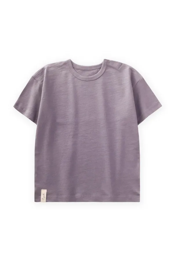 T-shirt basique pour bébé 0-3 ans couleur cuivre