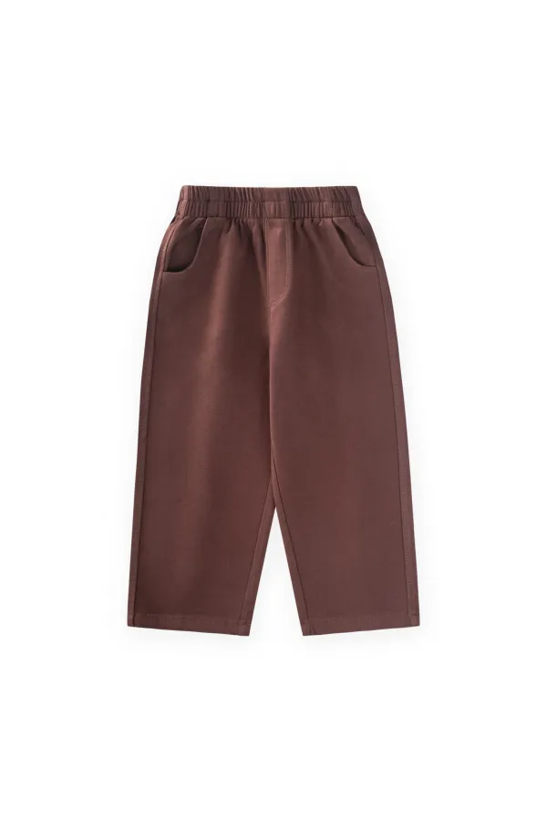 Baggy Pantolon 2-10 Yaş Bordo