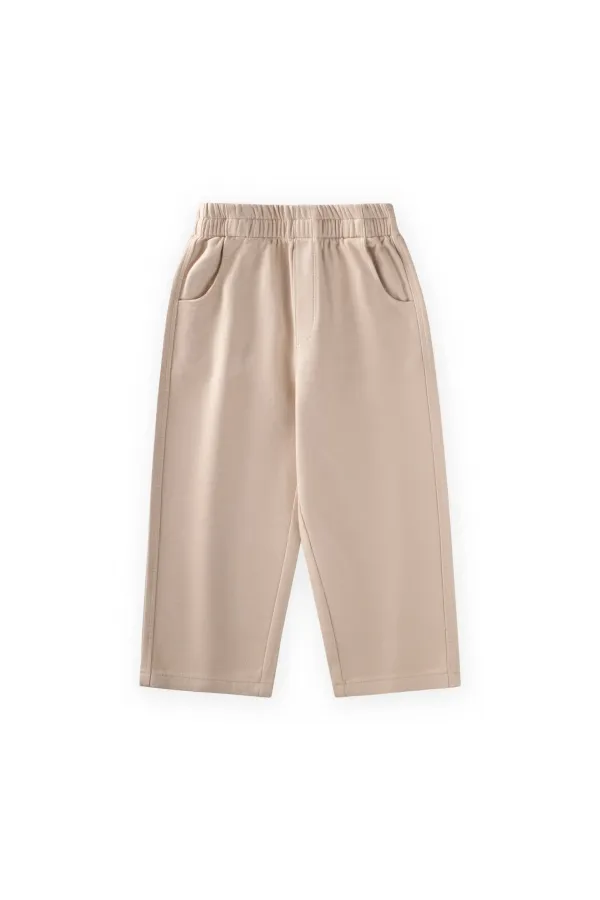 Pantalon ample, 2-10 ans, beige