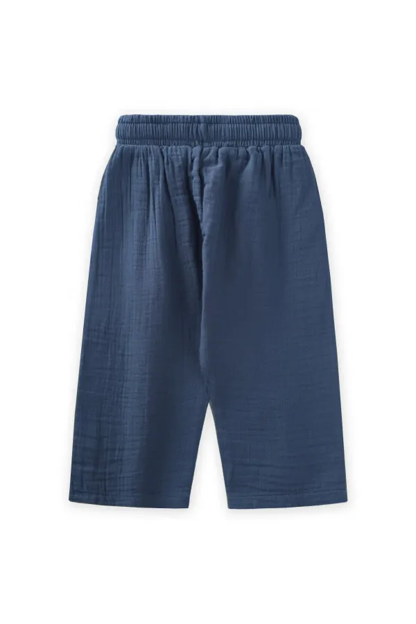 Müslin Pantolon 1-10 Yaş Lacivert