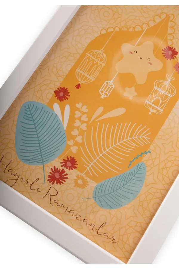 Grand cadre 24 x 34 cm Joyeux Ramadan