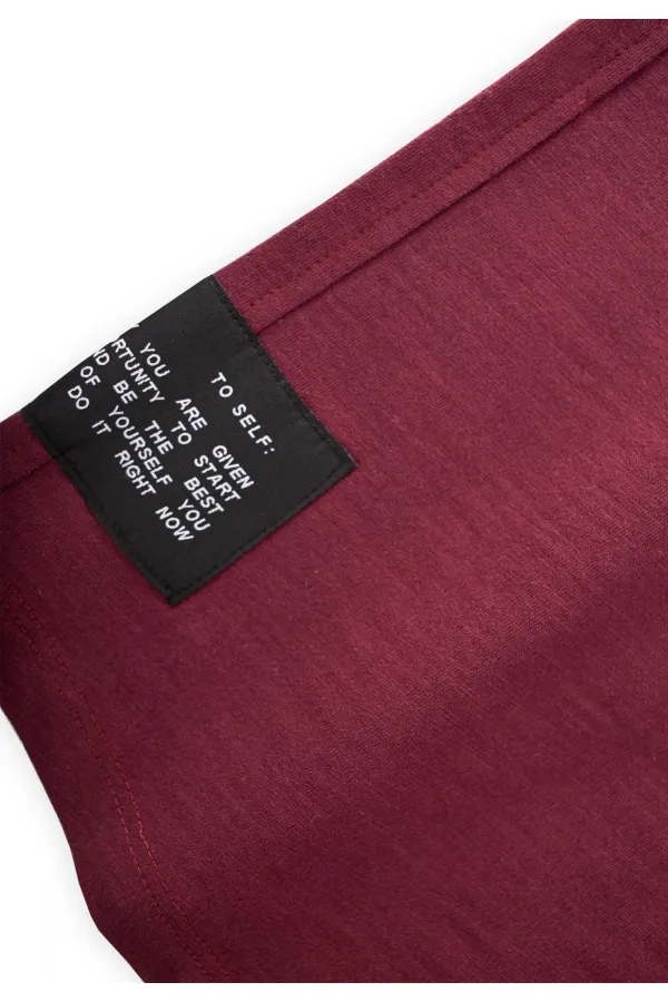 Pocket Capri 8-12 Years Claret Red