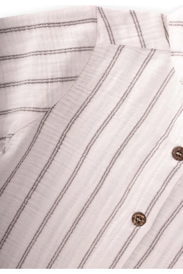 Ensemble de chemises en mousseline, 2-10 ans, rayures doubles