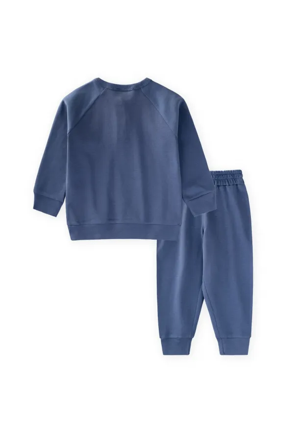 Reglan Kol Patlı Erkek Basıc Takım 1-5 Yaş Koyu indigo