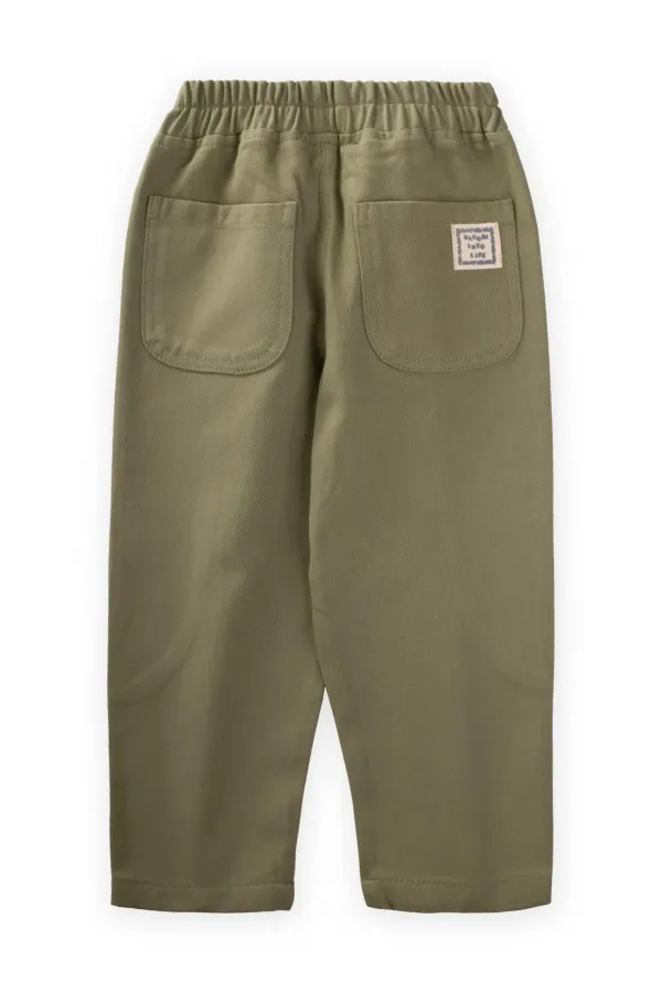 Gabardin Pantolon 2-7 Yaş Olive