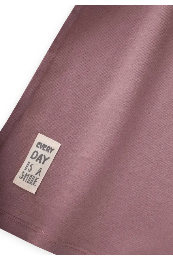 Tunique étiquetée, 4-12 ans, cuivre