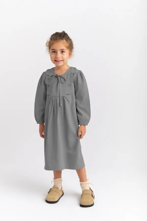 Daisy Tencel Dress 2-7 Years Old Gray