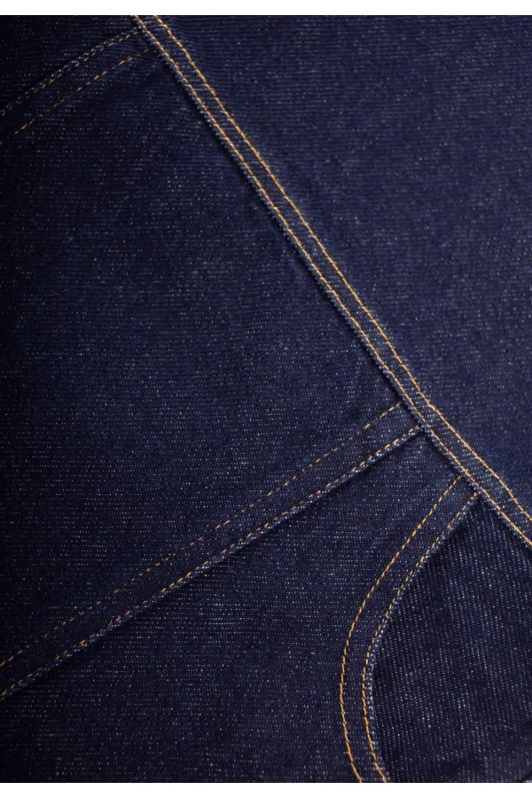 Gilet en jean bleu avec poches latérales pour enfant de 2 à 7 ans