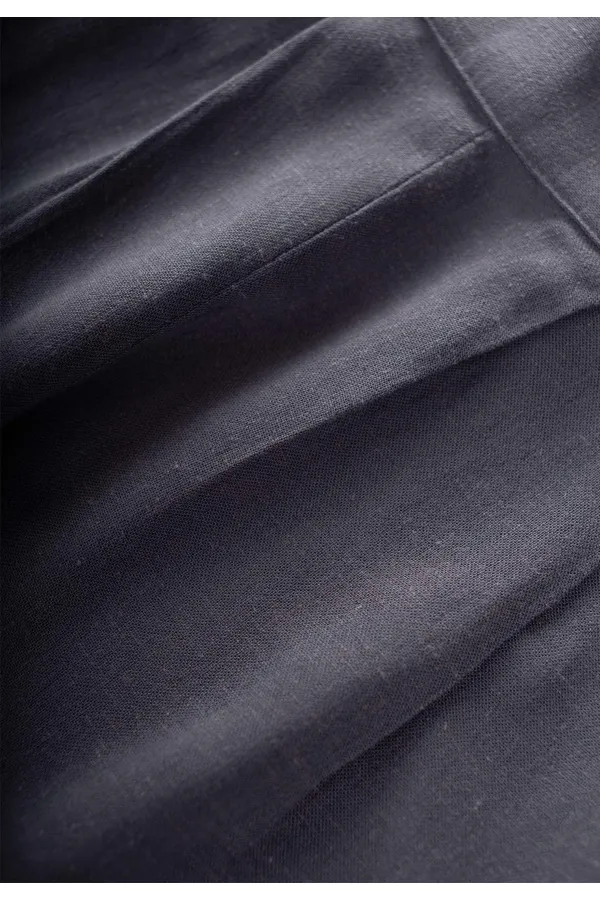 Pantalon ample plissé anthracite 2-7 ans