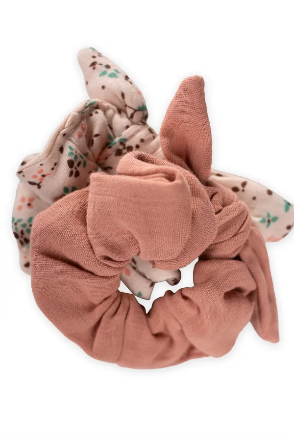 İkili Fiyoklu Lastik Toka Bej Somon