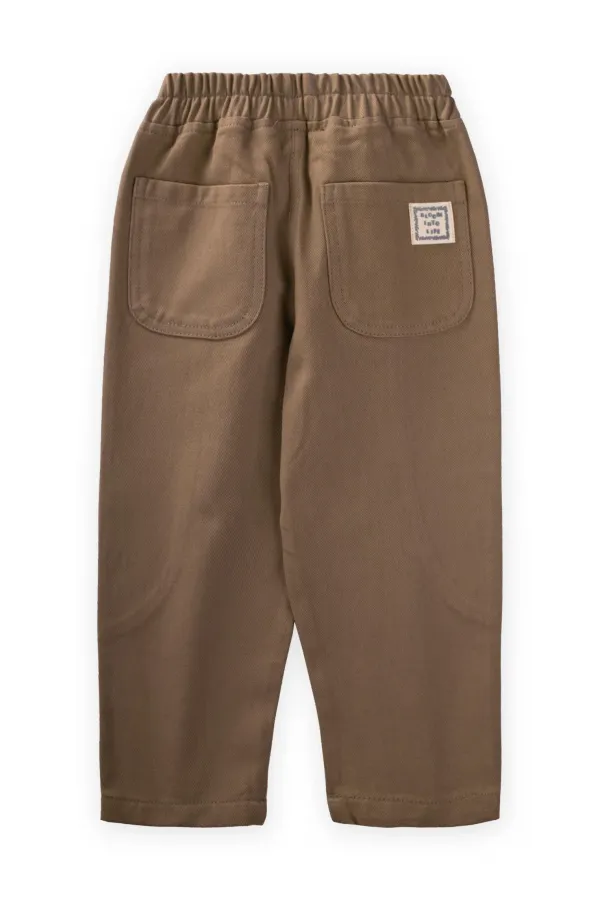 Gabardin Pantolon 2-7 Yaş Kahve