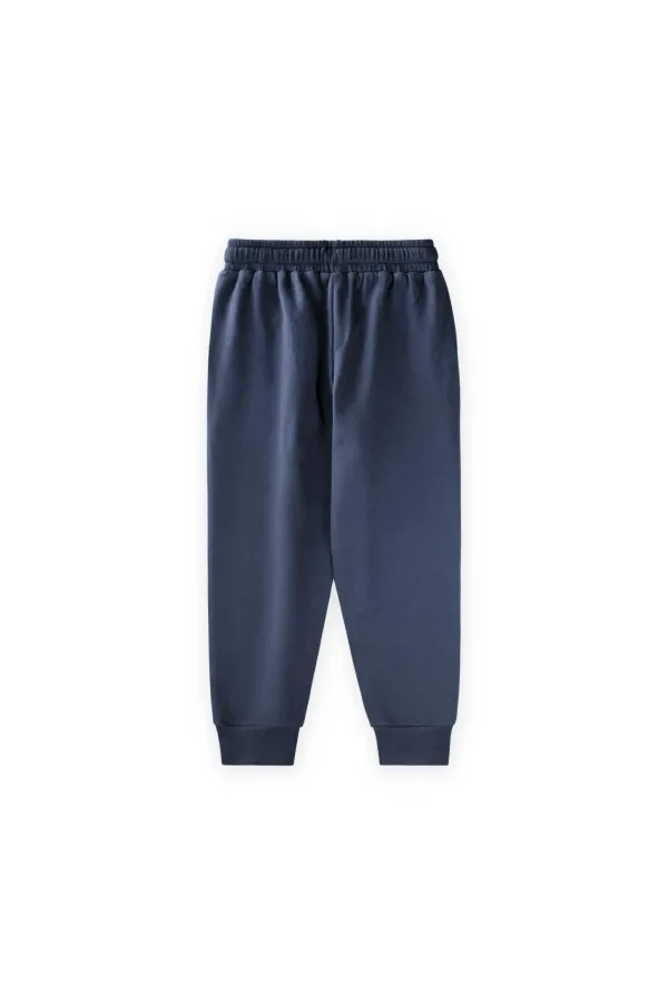 Tracksuit bottoms with pockets, ages 5-12, Navy Blue