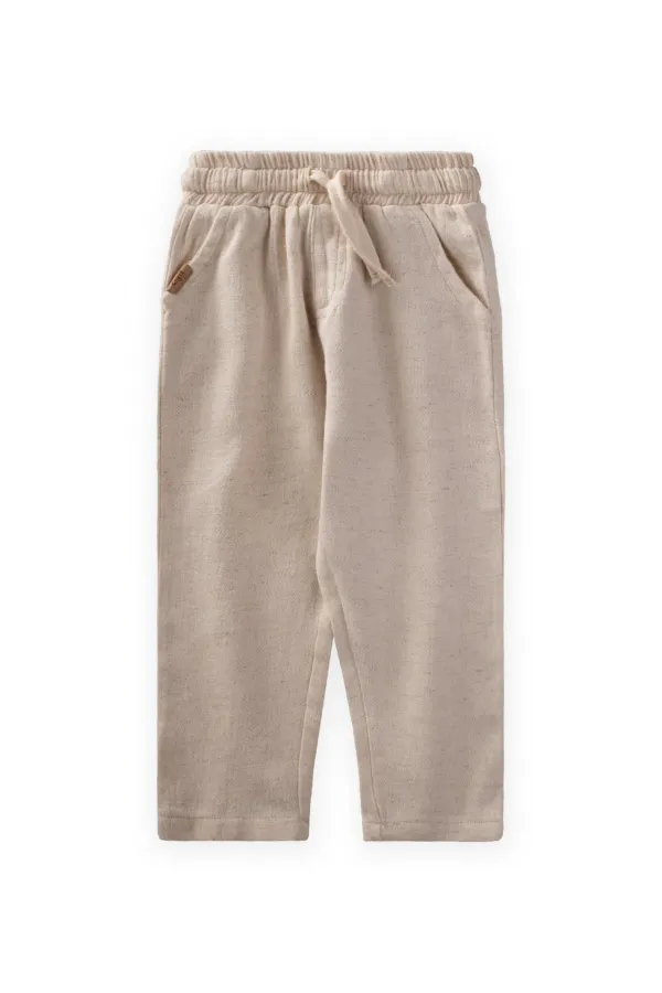 Keten Pantolon 1-7 Yaş Naturel